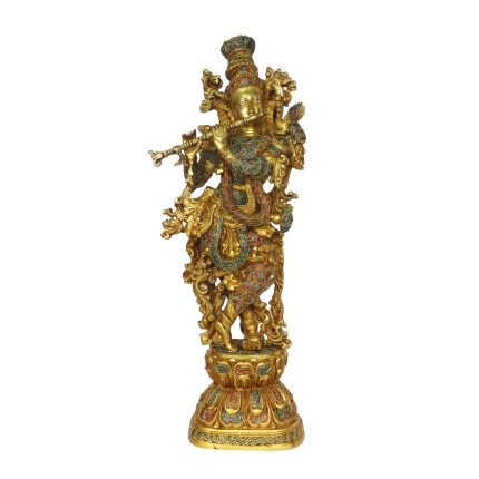 Krishna God Idol Brass For Pooja Items Collectible  Idol | Deity Idol Exclusive Collection