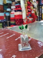German Silver Tulsi Plant Holy Basil Decorative Figurine – Navgraha.in
