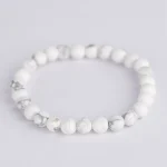 Calming Tranquility Howlite Bracelet – Stress Relief & Emotional Balance Jewelry – Navgraha.in
