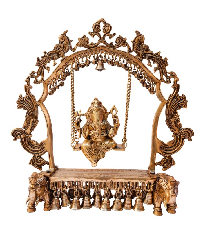 Ganesh Jula Brass Idol | Deity Idol Exclusive Collection - Image 1