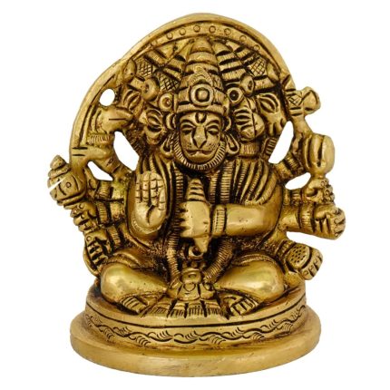 Panchmukhi Hanuman Brass Idol | Deity Idol Exclusive Collection