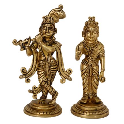 Radha Krishna Brass Idol | Deity Idol Exclusive Collection