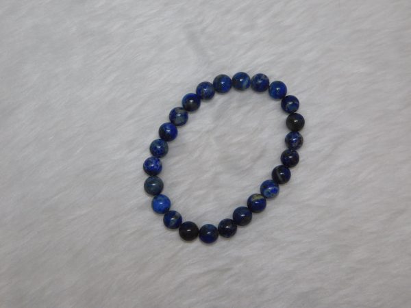 Lapiz Lazuli Natural Bracelet 8 MM Navgraha Certified - Navgraha - Image 5