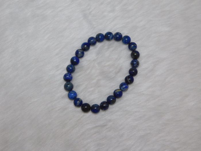 Lapiz Lazuli Natural Bracelet 8 MM Navgraha Certified - Navgraha - Image 4