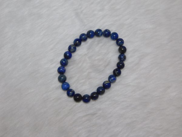 Lapiz Lazuli Natural Bracelet 8 MM Navgraha Certified - Navgraha - Image 4