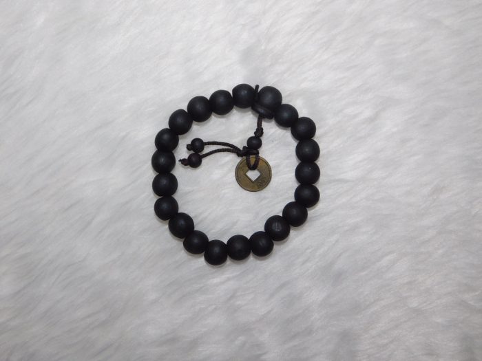 Lava Stone Natural Bracelet 8 MM Navgraha Certified - Navgraha - Image 3