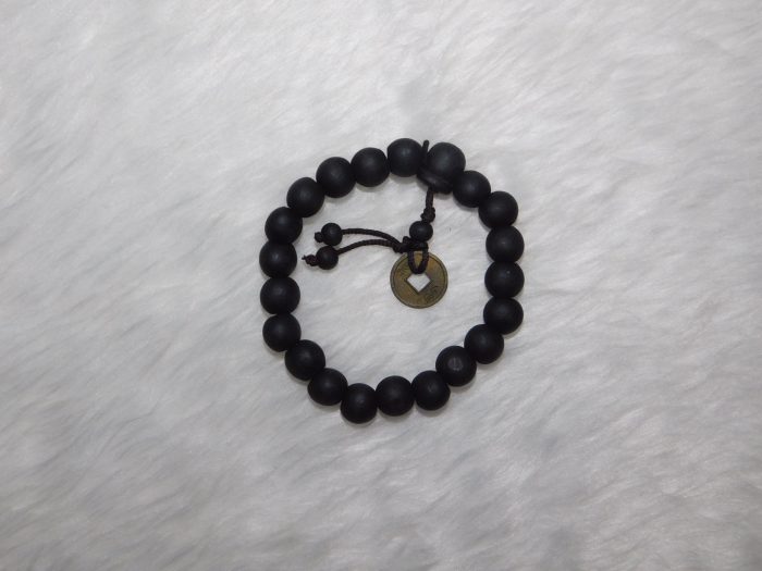 Lava Stone Natural Bracelet 8 MM Navgraha Certified - Navgraha - Image 2