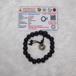 Lava Stone Natural Bracelet 8 MM Navgraha Certified | Authentic Spiritual Accessory