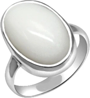 Moonga White Coral Natural Oval 7 Carat Silver Ring – Premium Organic Gemstone Jewelry – Navgraha.in