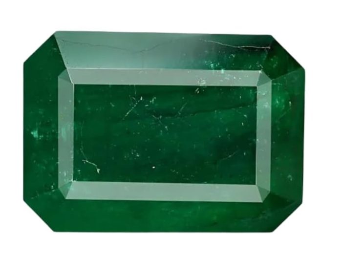 Natural Emerald African Panna 5.97 Carat Approx – Premium Deep Green Gemstone – Navgraha.in - Image 1