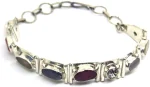 Navgraha (Navagraha) Stones Silver Bracelet with Natural Stones – Navgraha.in