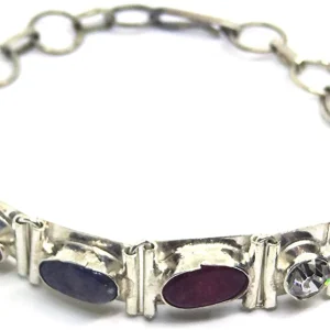 Navgraha (Navagraha) Stones Silver Bracelet with Natural Stones – Navgraha.in