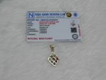Nine Planets Silver Pendent Diamond Shape Neel Gems Certified - Navgraha - Image 2