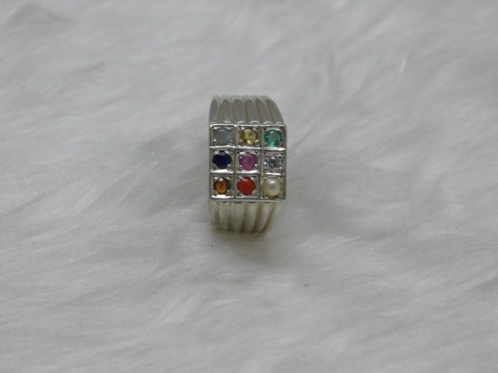 Nine Planets Silver Premium Ring Navgraha Certified - Navgraha - Image 5