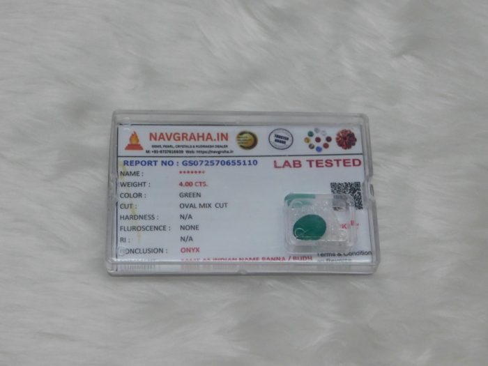 Onyx 4 ct. Navgraha Certified - Navgraha - Image 3
