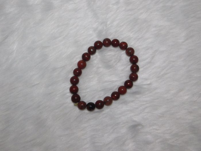 Red Jasper Natural Bracelet 8 MM Navgraha Certified - Navgraha - Image 3