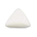 Moonga White Coral Natural Triangle 4 Carat Approx – Premium Safed Moonga Gemstone – Navgraha.in