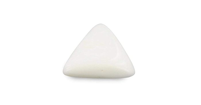 Moonga White Coral Natural Triangle Approx 7 Carat – Premium Safed Moonga Gemstone – Navgraha.in - Image 6