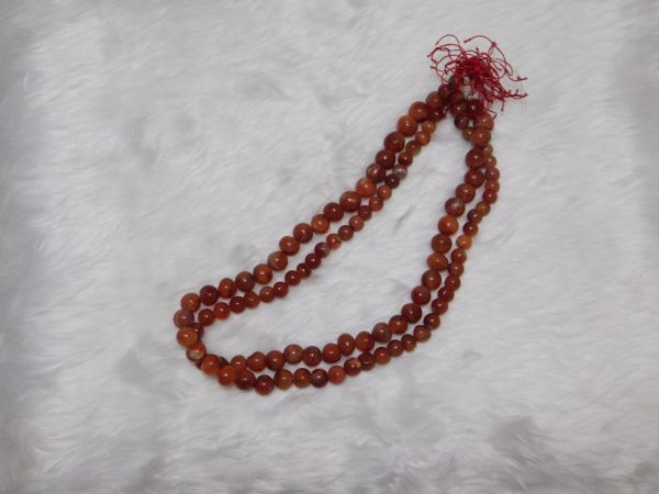 Sunstone Natural Hakik Mala 108 Beads 11 MM Navgraha Certified - Navgraha - Image 4