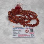 Sunstone Natural Hakik Mala 108 Beads 11MM (Agate Prayer Beads)