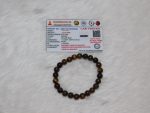 Tiger Eye Natural Bracelet 8 MM Navgraha Certified - Navgraha - Image 2