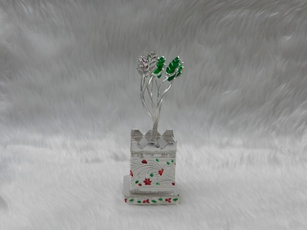 Tulsi Tree German silver coated - Navgraha - Image 2