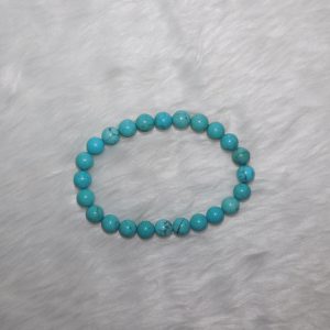 Turquoise Natural Firoza Bracelet 8 MM Navgraha Certified - Navgraha