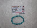 Turquoise Natural Firoza Bracelet 8 MM Navgraha Certified - Navgraha - Image 2