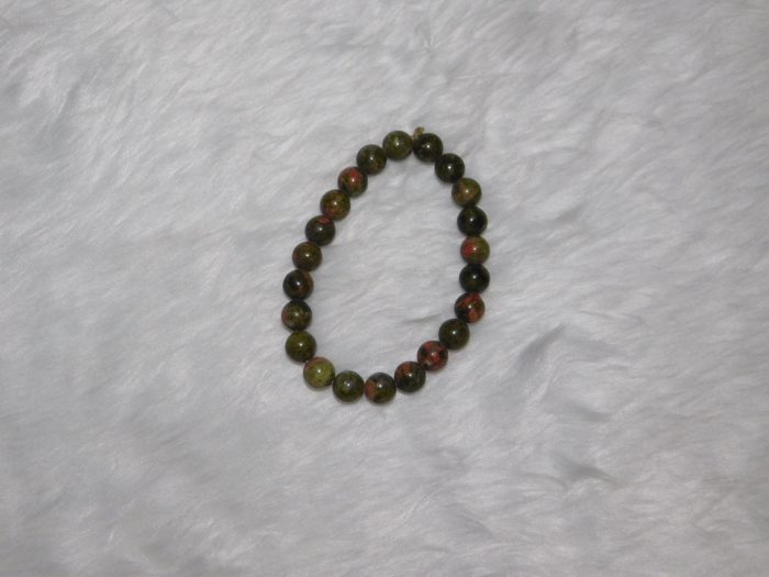 Unakite Natural Bracelet 8 MM Navgraha Certified - Navgraha - Image 7