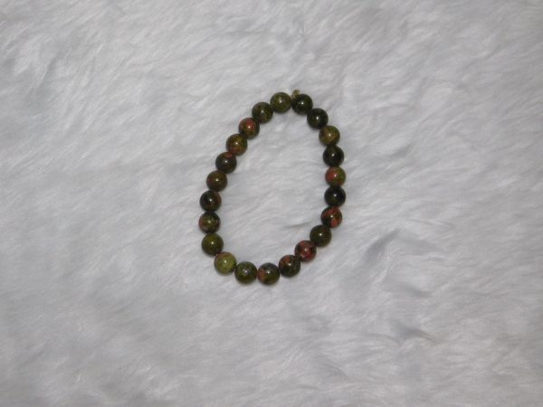 Unakite Natural Bracelet 8 MM Navgraha Certified - Navgraha - Image 7