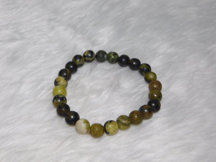 Unakite Natural Bracelet 8 MM Navgraha Certified - Navgraha - Image 5