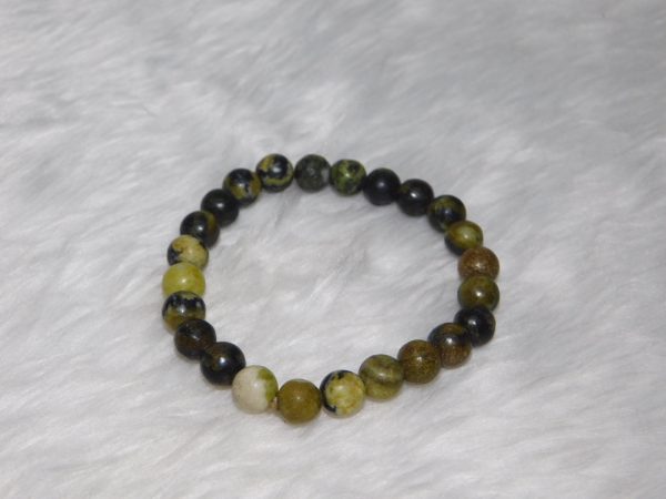 Unakite Natural Bracelet 8 MM Navgraha Certified - Navgraha - Image 5