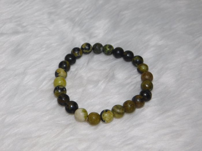 Unakite Natural Bracelet 8 MM Navgraha Certified - Navgraha - Image 4