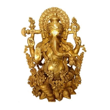 Ganesh Brass Statue of God Handicrafts Product  Idol | Deity Idol Exclusive Collection