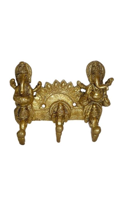 Ganesha Key Holder Small Brass Idol | Deity Idol Exclusive Collection
