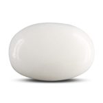 Moonga White Coral Natural Oval Shape Silver Ring Approx 7 Carat – Premium Safed Moonga Gemstone – Navgraha.in - Image 6