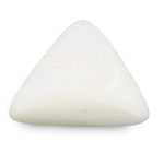 Moonga White Coral Natural Triangle Approx 7 Carat – Premium Safed Moonga Gemstone – Navgraha.in