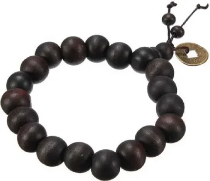 Serenity in Wood Wooden Tibetan Bracelet – Natural Beauty & Spiritual Connection – Navgraha.in