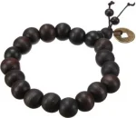 Serenity in Wood Wooden Tibetan Bracelet – Natural Beauty & Spiritual Connection – Navgraha.in