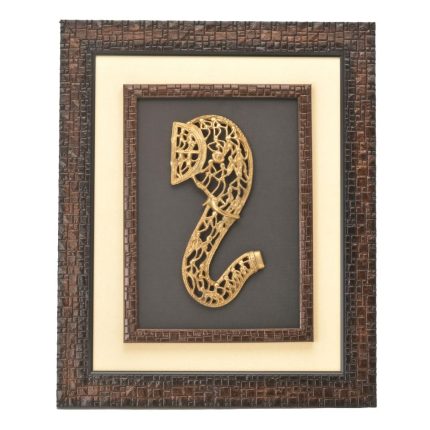 Ganesha Frame Brass & Wooden 16.2″ Inch Idol | Deity Idol Exclusive Collection
