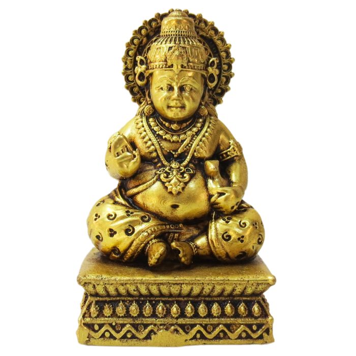 Brass Kuber Super Fine Finishing Idol 2.9 Inch with Light Weighted Detailed Carving work Idol | Deity Idol Exclusive Collection - Image 1