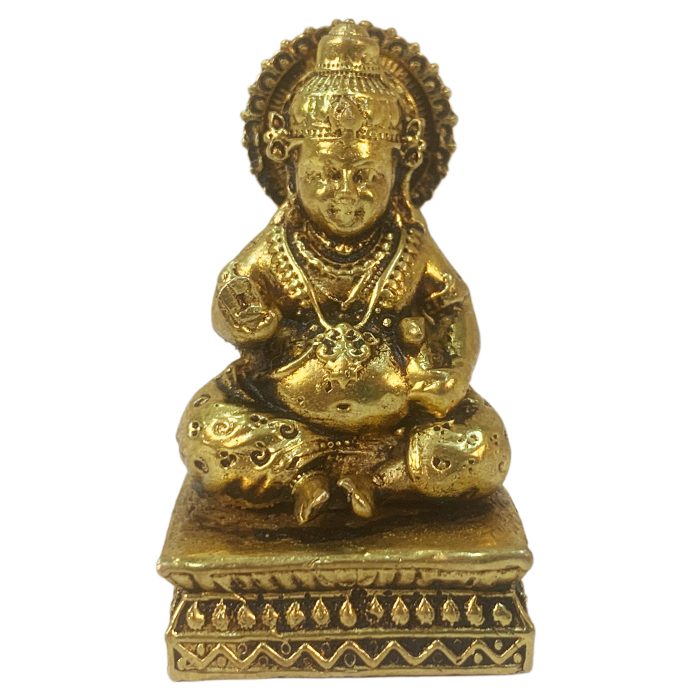 Brass Kuber Statue for Wealth and Prosperity 1.8 Inch Idol | Deity Idol Exclusive Collection - Image 1