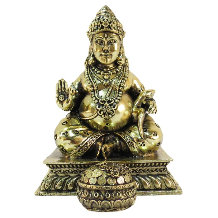 Brass Kuber Super Fine Finishing Idol 4.9 Inch with Light Weighted Detailed Carving work Idol | Deity Idol Exclusive Collection - Image 1