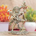 Mini Brass Hanuman Idol &ndash; 2.3 Inch Bajrangbali Murti for Pooja & Home Temple | Divine Hanuman Statue for Courage & Devotional Strength