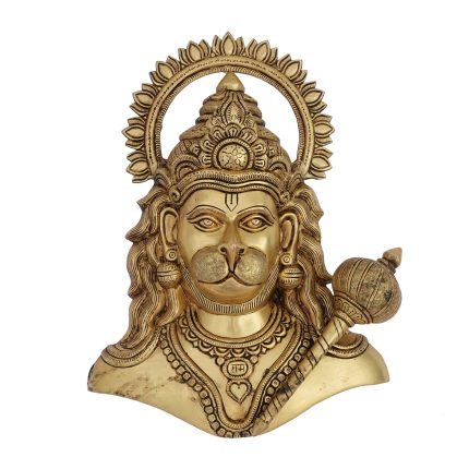 Impressive Brass Hanuman Statue – 13.5 Inch Idol | Deity Idol Exclusive Collection