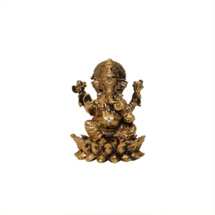 Hindu Deity Brass Ganesha Idol Fine Work Statue 1.1″ Inch Height Idol | Deity Idol Exclusive Collection
