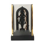 Fiber Ram Memento with Base and Acrylic Box 12 Inch | Authentic Hindu Deity Statue for Sacred Worship
