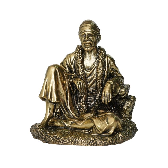 Brass Sai Baba Statue 4 Inch Height Idol | Deity Idol Exclusive Collection - Image 1