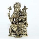 Brass Narasimha Lakshmi Statue 3.8 Inch Height Idol | Deity Idol Exclusive Collection