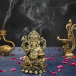Wisdom And Prosperity Of Brass Lord Kamal Ganesha 5 Inch Height Idol | Deity Idol Exclusive Collection | Authentic Spiritual Accessory